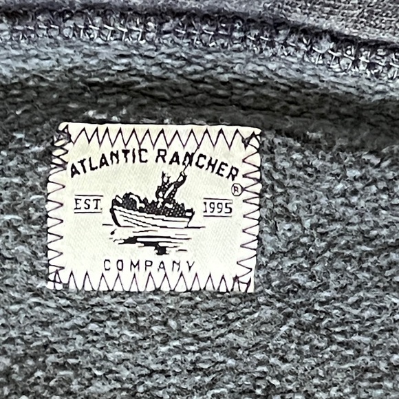 Men's Classic Navy Zip-Up Sweater - Picture 3 of 4